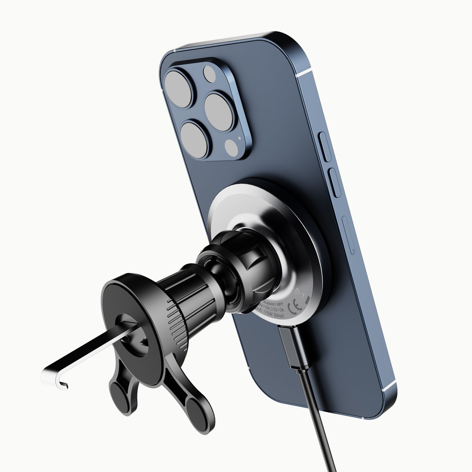 NineCarat Qi2 Ultra Slim Wireless Car Charger