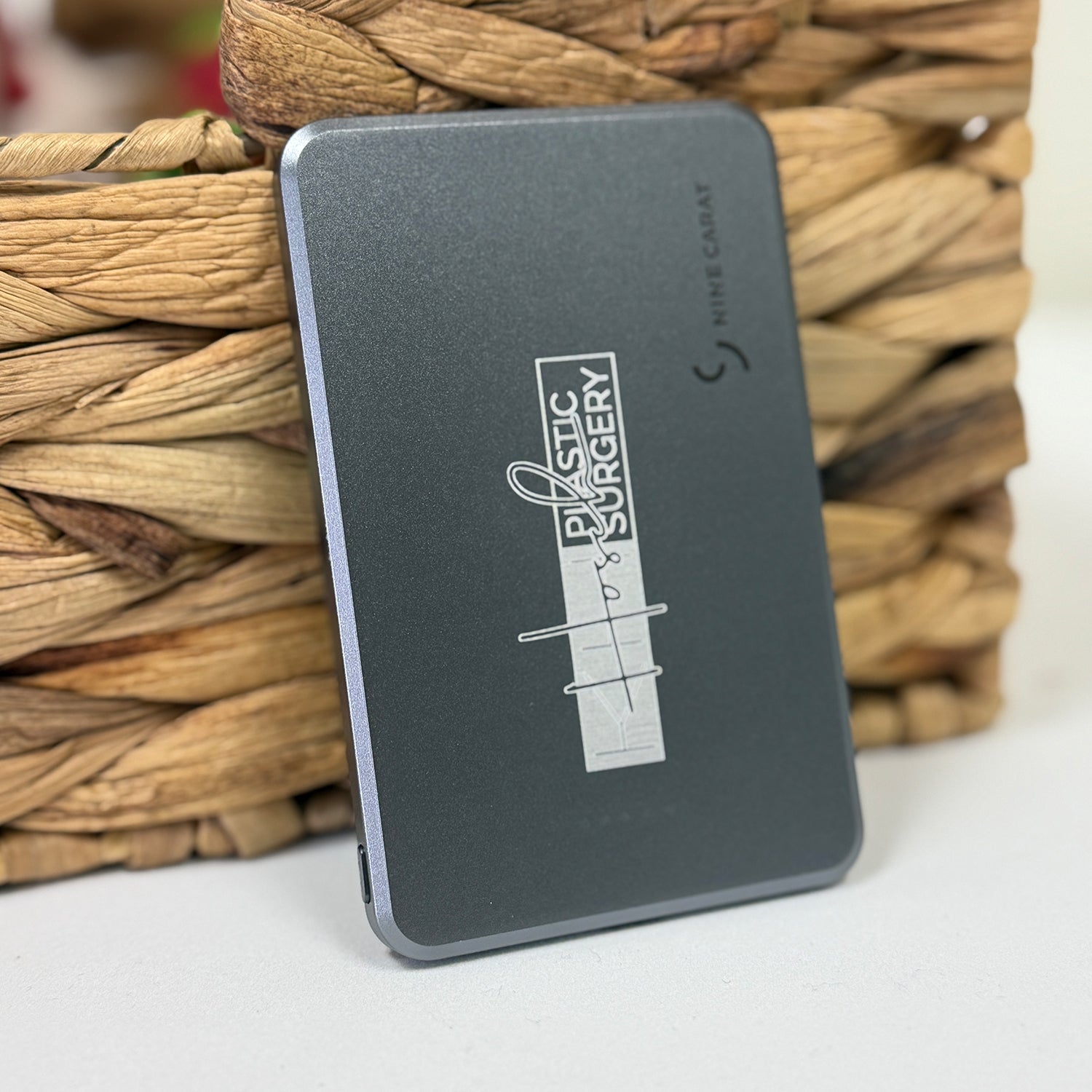 Customize - NineCarat Magnetic Power Bank (5K, Ultra Slim, Gray/Pink/Gold) M60