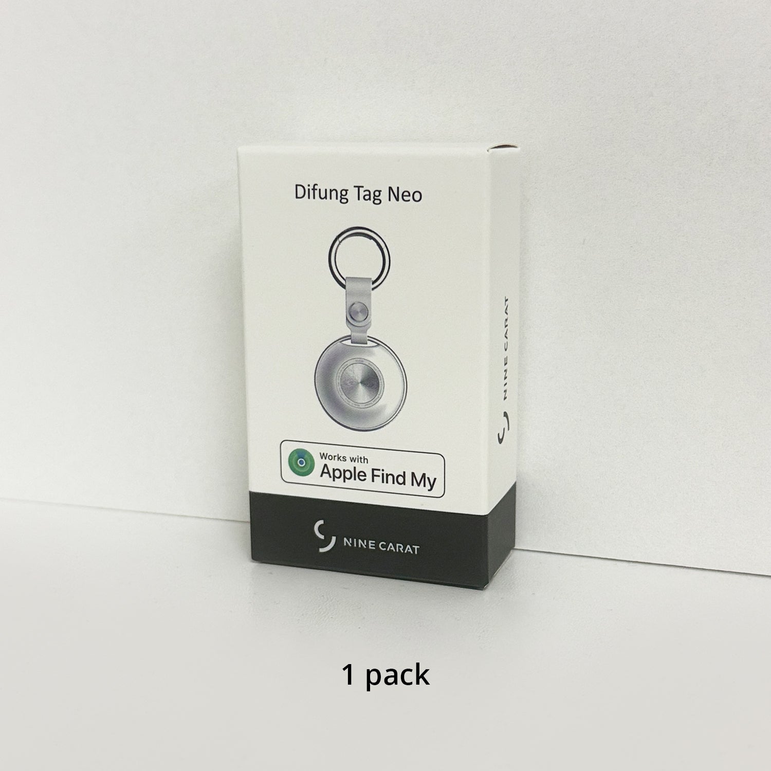 FindMy Smart Tag Bluetooth Tracker, White, 1 Pack