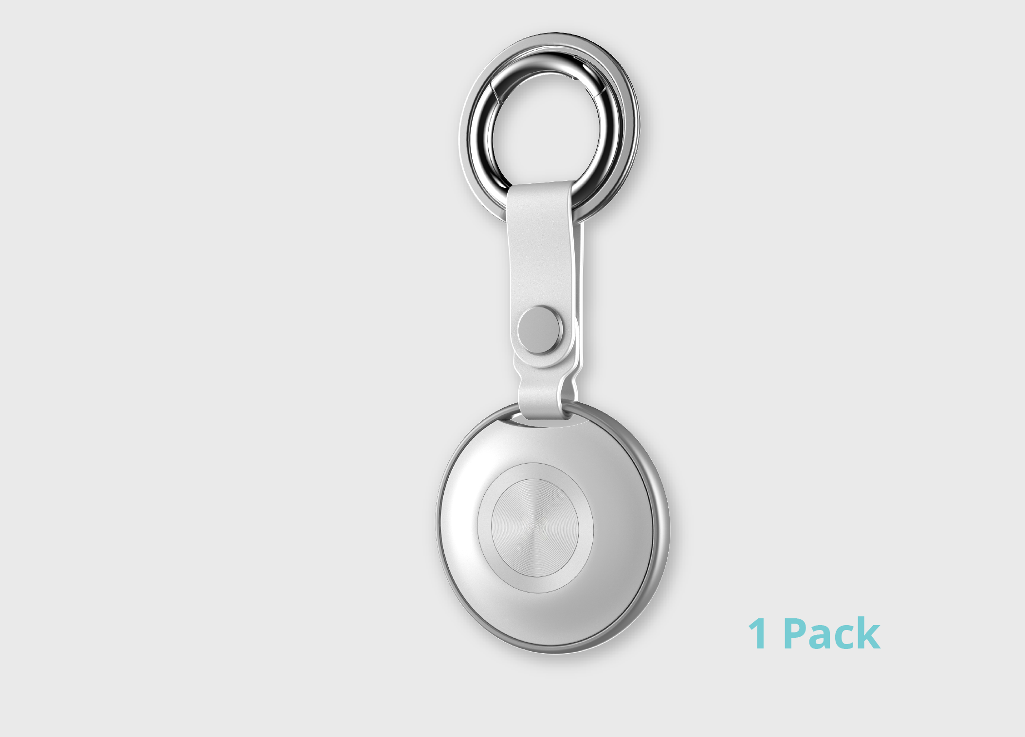 Customize - FindMy Smart Tag Bluetooth Tracker, White, 1 Pack